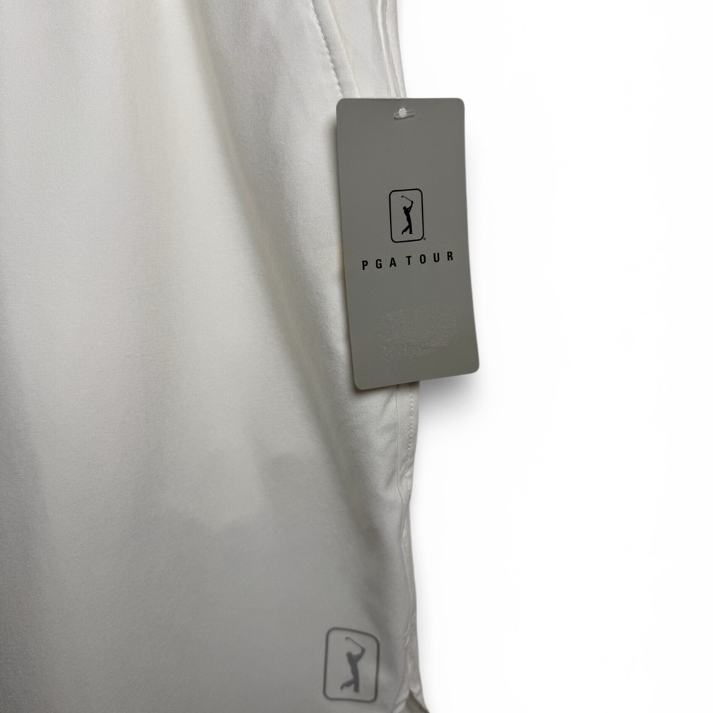 PGA Tour Men’s Golf Shorts XL White 8.5” Inseam UPF 50 Stretch NWT - Picture 3 of 9